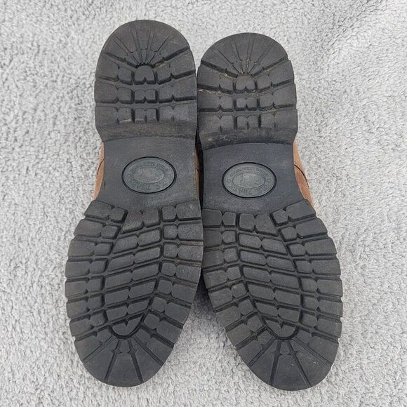 HS Trask Mens Work Oxfords Sz 12 Brown Lace Up Casual Dress Shoes Outdoor - Picture 7 of 9